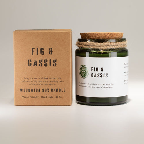 Bougie de soja Figue & Cassis — Greenman Rituals