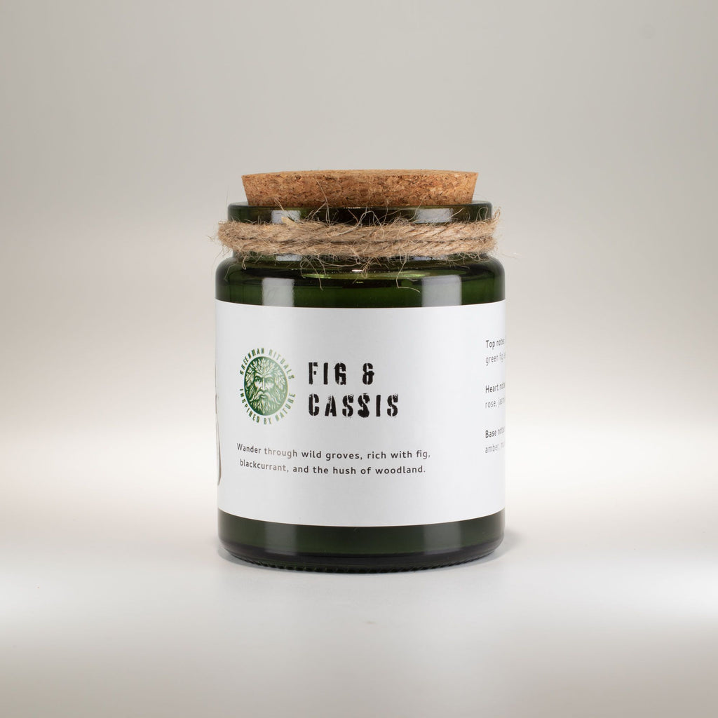 Bougie de soja Figue & Cassis — Greenman Rituals