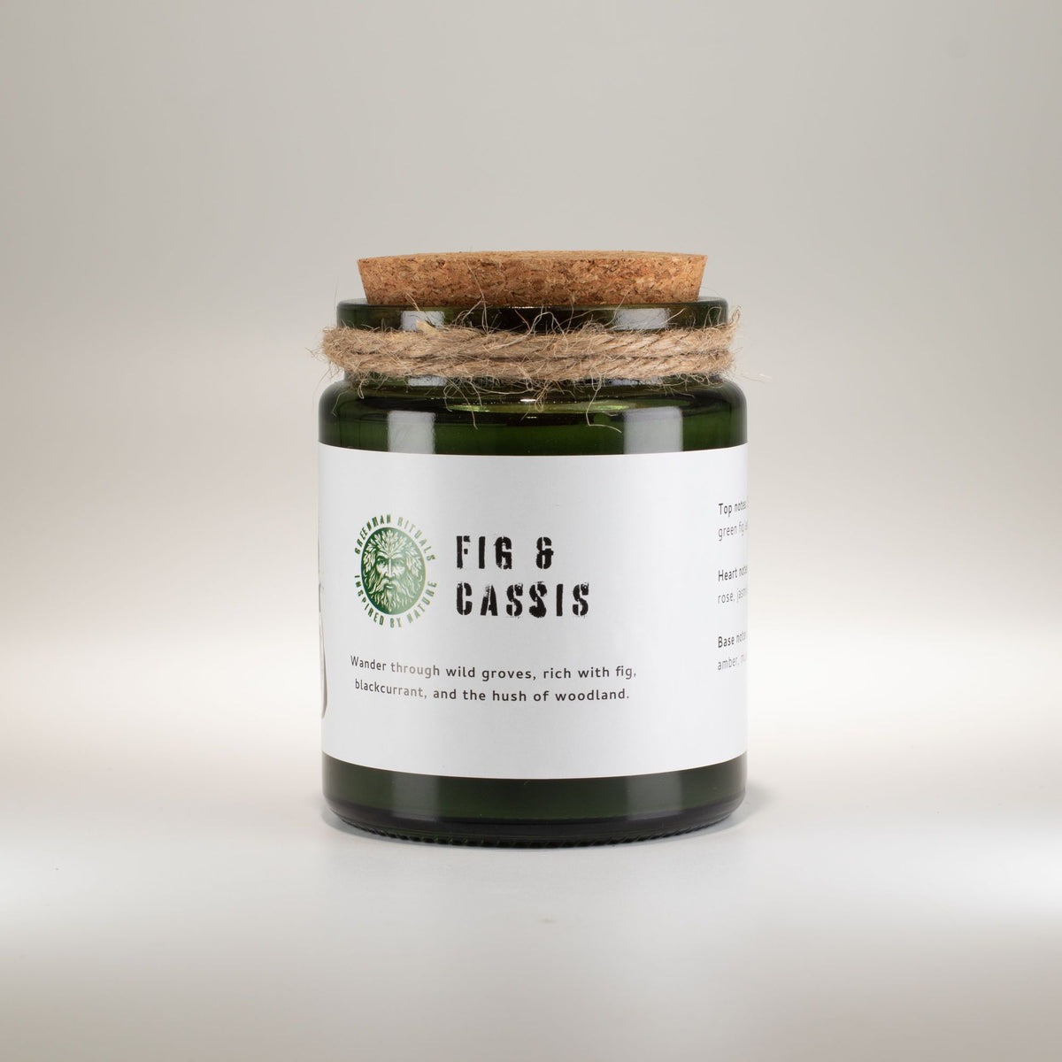 Bougie de soja Figue & Cassis — Greenman Rituals