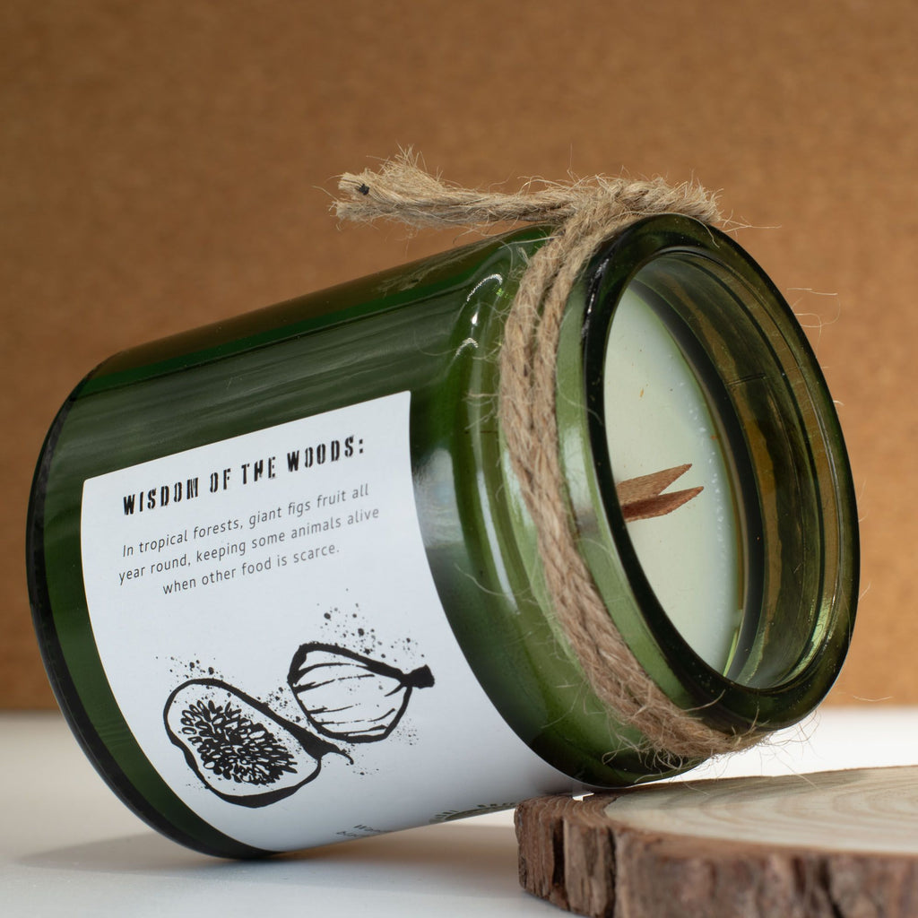 Bougie de soja Figue & Cassis — Greenman Rituals