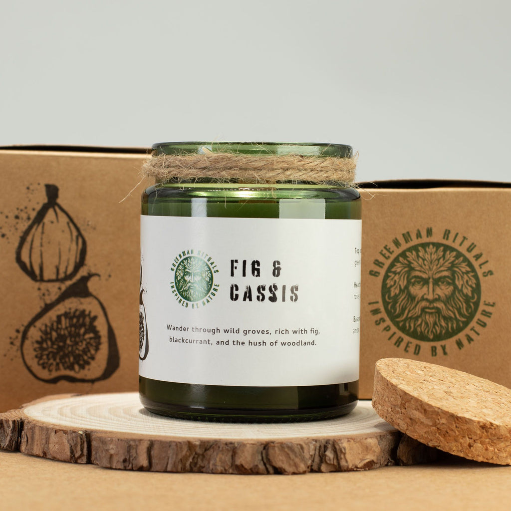 Bougie de soja Figue & Cassis — Greenman Rituals
