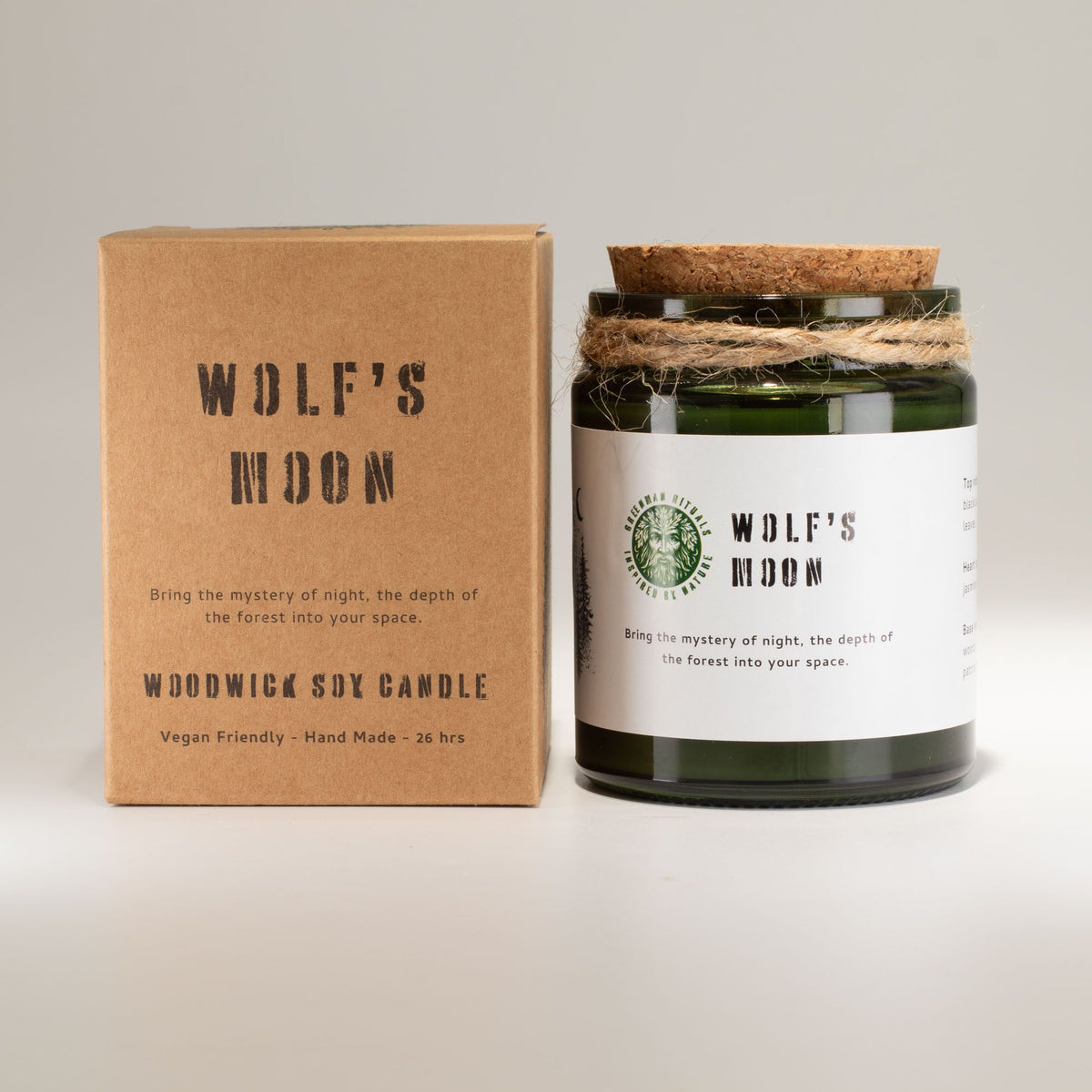 Bougie de soja Lune du Loup — Greenman Rituals