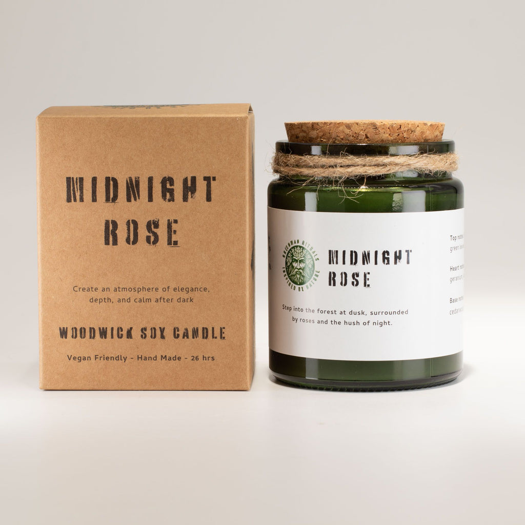 Bougie de soja Rose de minuit — Greenman Rituals