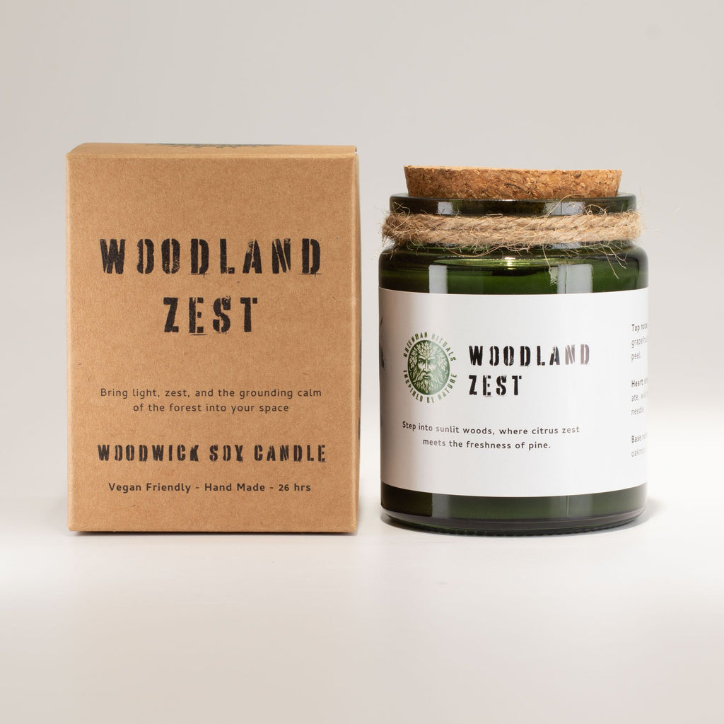 Bougie de soja Zeste de bois — Greenman Rituals