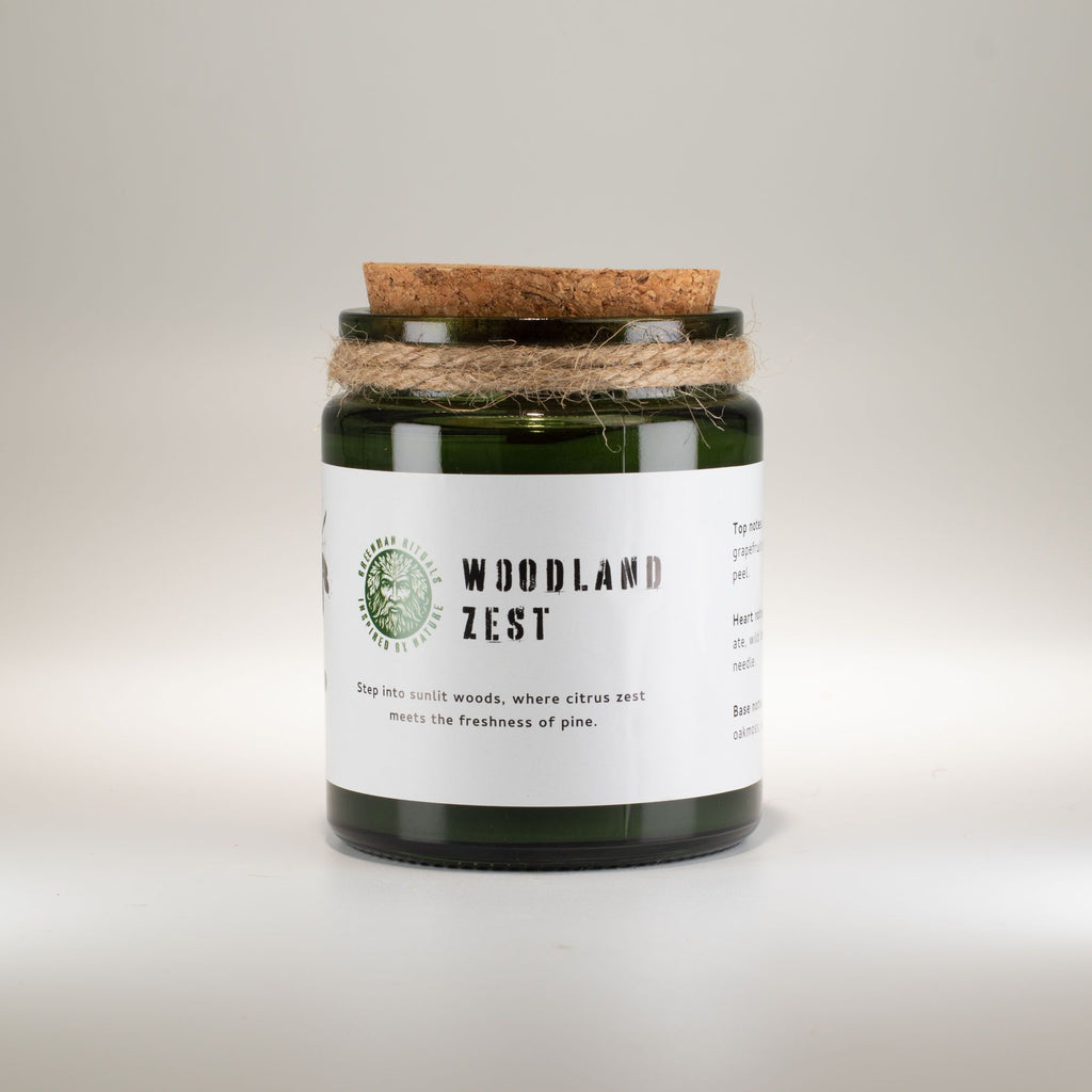 Bougie de soja Zeste de bois — Greenman Rituals