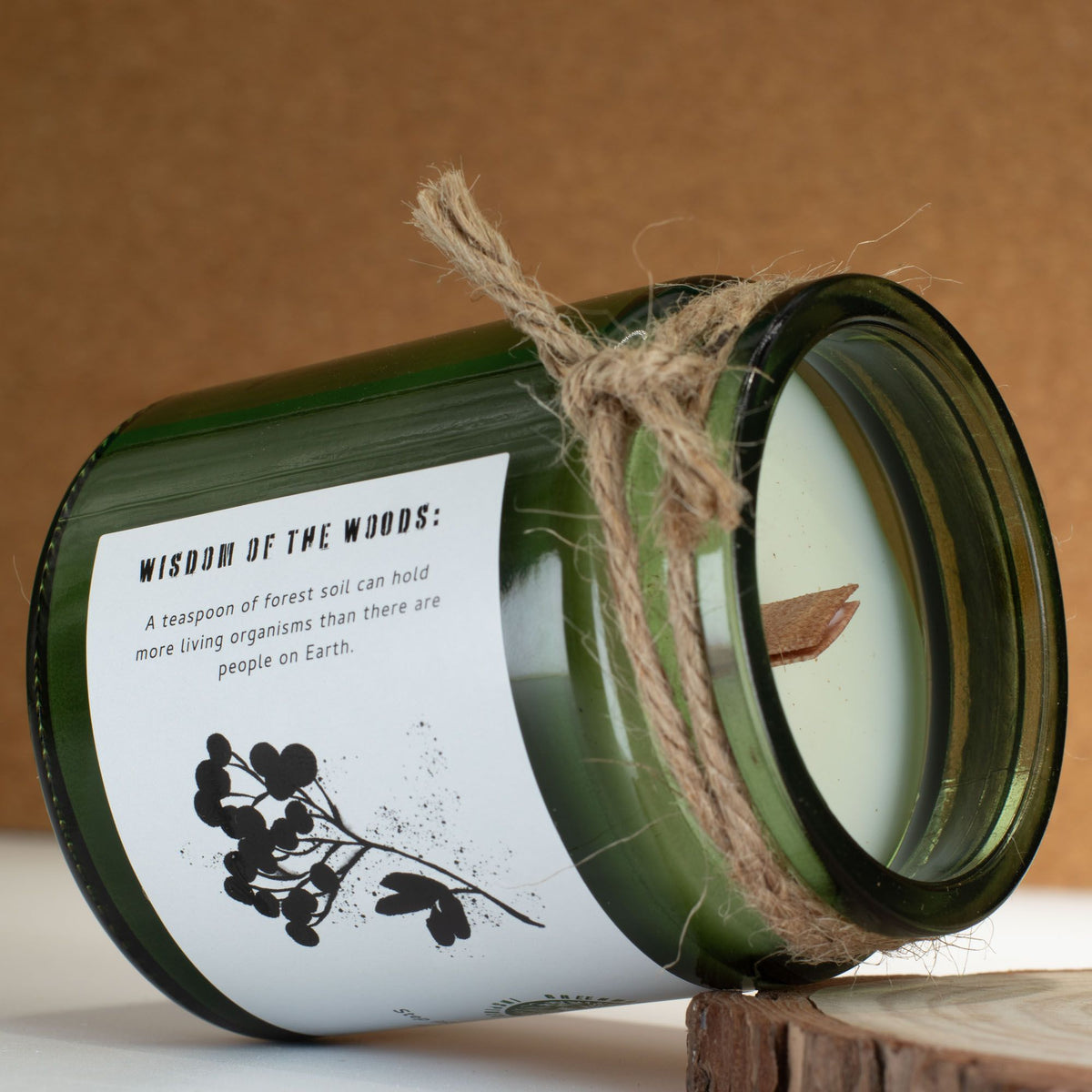 Bougie de soja Zeste de bois — Greenman Rituals