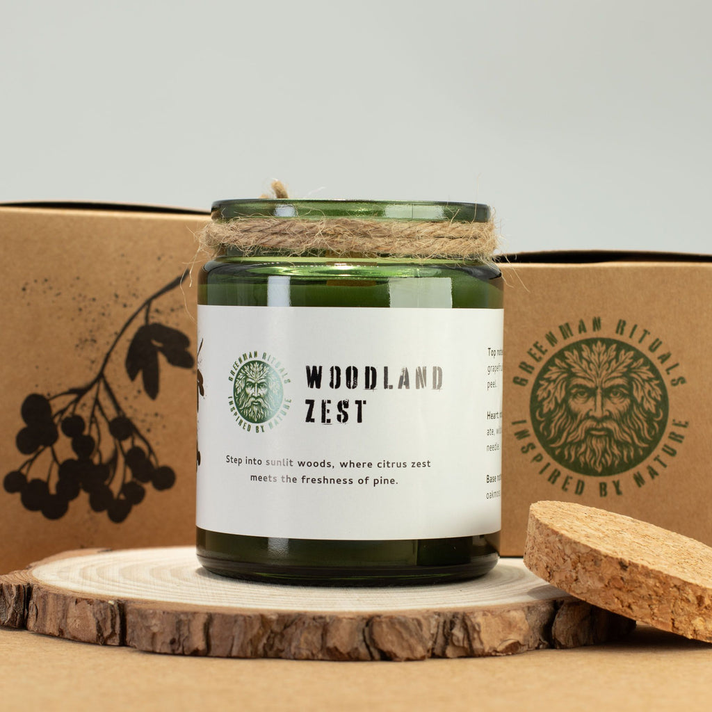 Bougie de soja Zeste de bois — Greenman Rituals